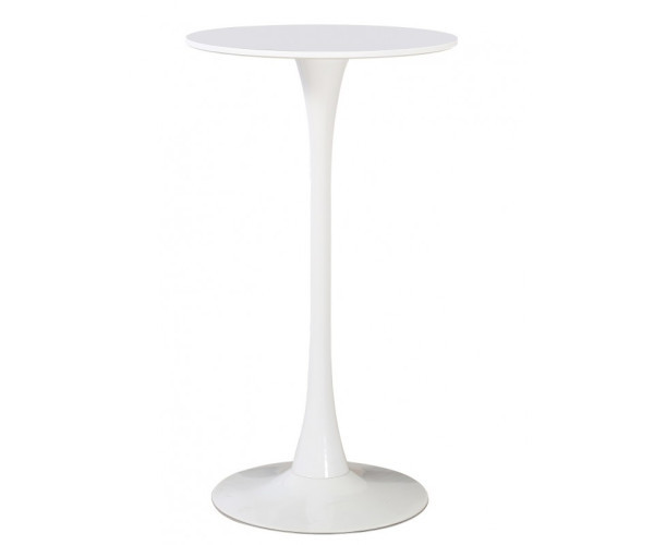 Стіл Тюльпан Н високий барний білий д. 60 см Днепр - изображение 1