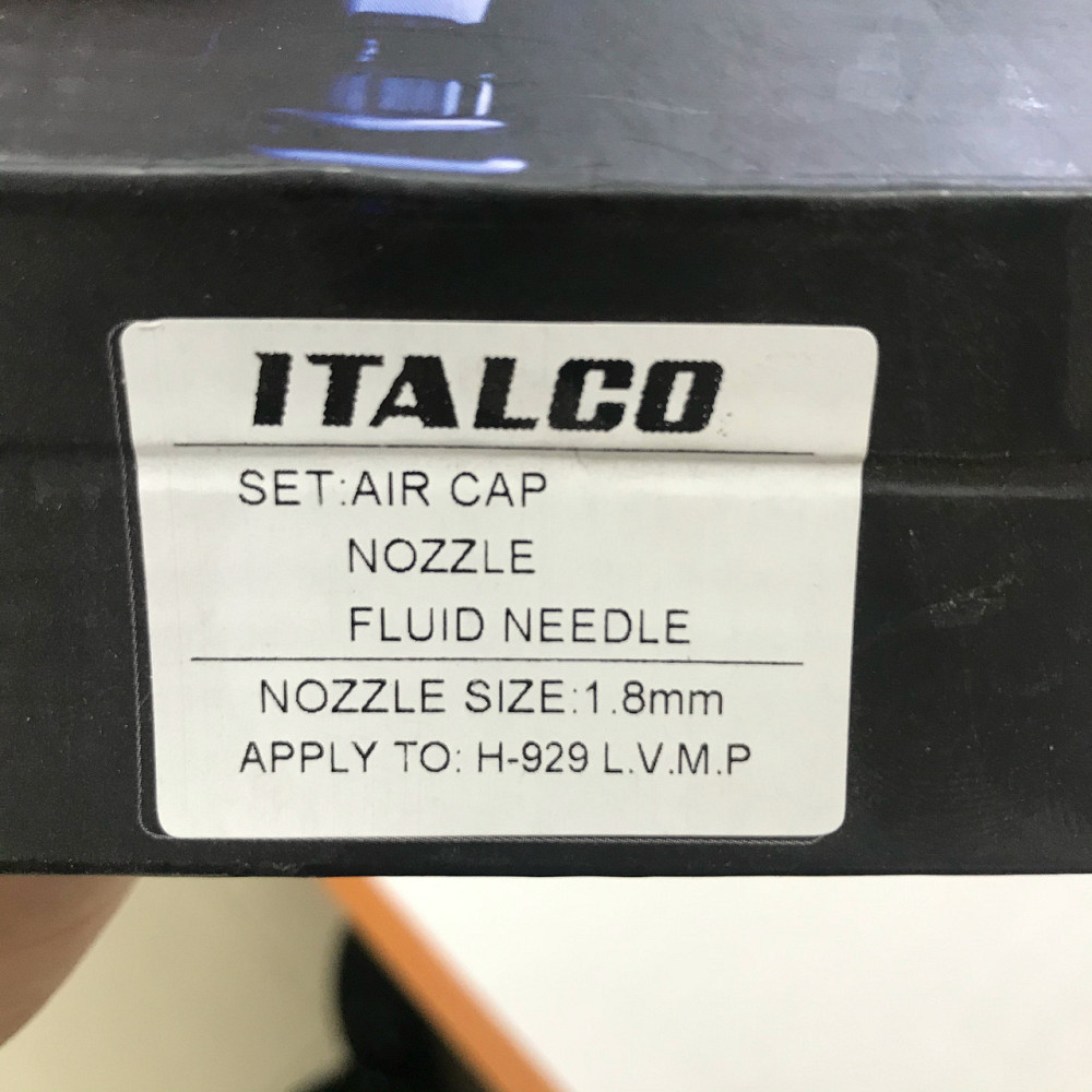 Сменный комплект форсунки для краскопультов H-929 LVMP, диаметр 1,8мм ITALCO NS-H-929-1.8LM Харків - зображення 4