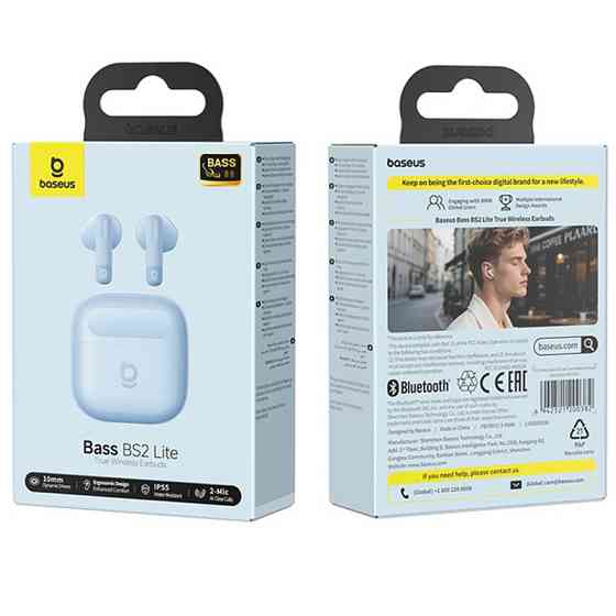 Уценка Беспроводные TWS наушники Baseus Bass BS2 Lite (A0010A) Херсон