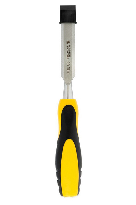 Стамеска ударная MASTERTOOL CrV 18 мм с двухкомпонентной ручкой 14-1518 Харків - зображення 5