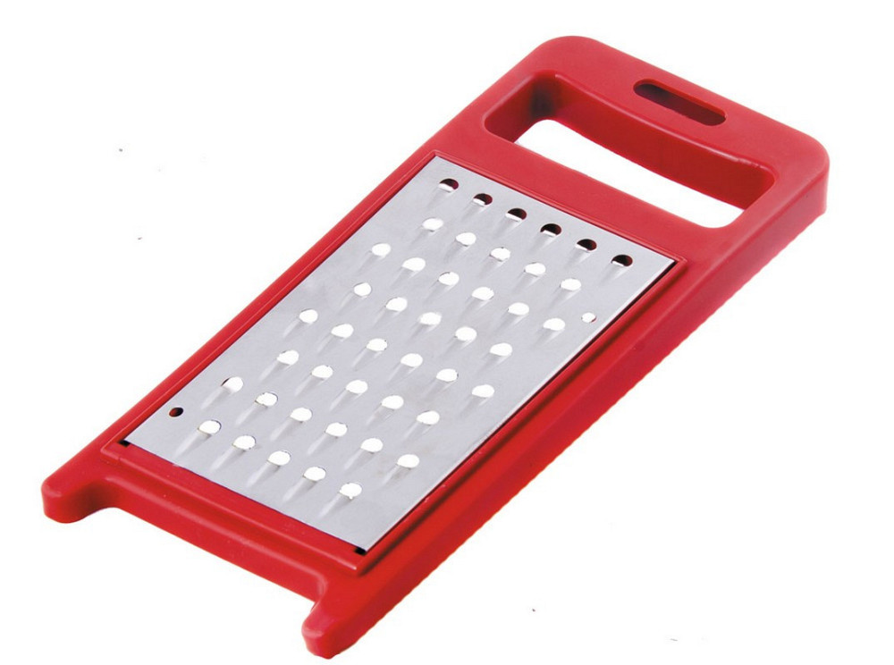 Терка кухонная ГОСПОДАР крупная нарезка оцинкованная пластиковый корпус 92-0856 Харьков - изображение 1