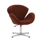 Крісло м'яке коричневе, сіре Сван Днепр - изображение 2