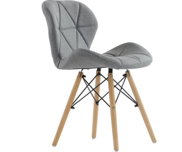 Стілець Стар м'який сіра тканина Дніпро - зображення 3