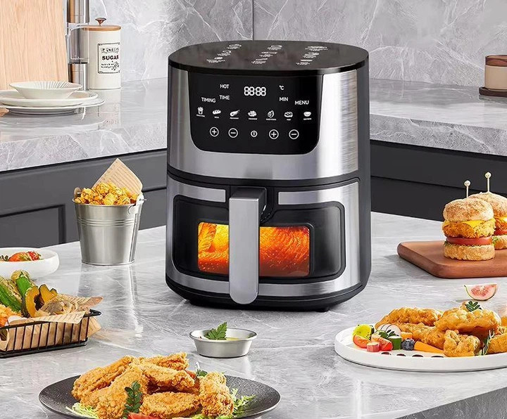 Мультипечь аерогриль Domotec MS-3221 7 л 3500 Вт черная Киев - изображение 1