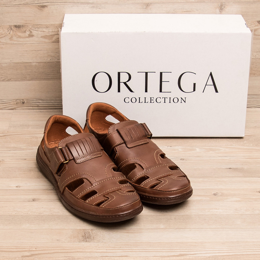 Мужские кожаные летние туфли Comfort Leather  brown Київ - зображення 10