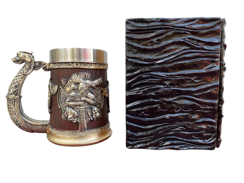 Подарочный набор Кухоль 3 Берсерк-Викинг и Блокнот 3 «Книга, смотрящая в ответ» Київ - зображення 2