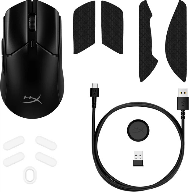 Мышь компьютерная безпроводная HyperX Pulsefire Haste 2 Wireless Black 6N0B0AA черная Киев - изображение 8