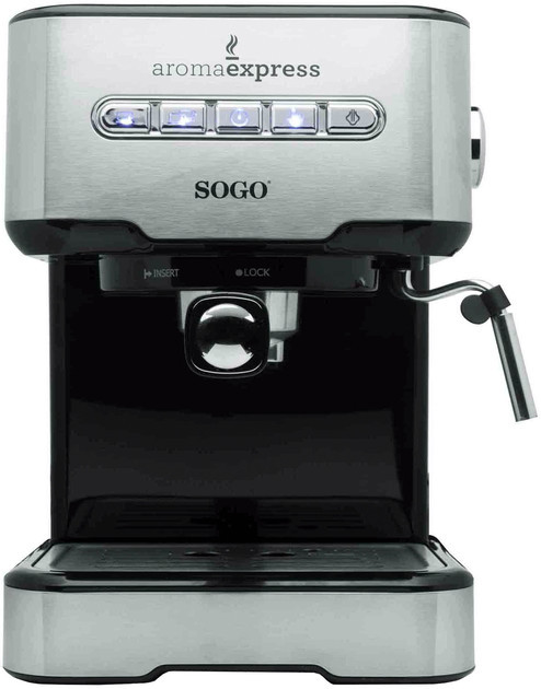 Кофеварка рожковая SOGO SS-5685 850 Вт серебристая Киев - изображение 1