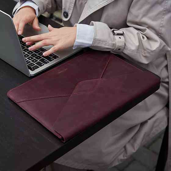 Чехол для ноутбука винтажный Incarne Message MacBook Air 13" 2018-2025 message-burgundy-vintage-air- Київ