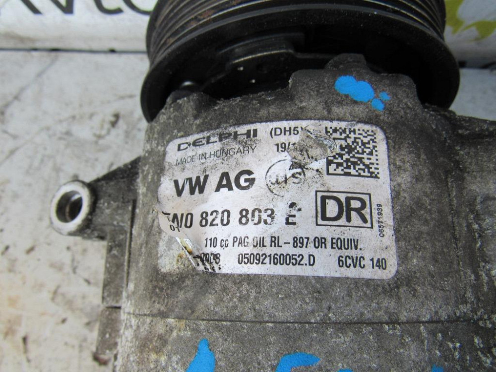 Компрессор кондиционера Skoda Octavia A5 1.6 tdi 2009-2013 Ковель - зображення 3