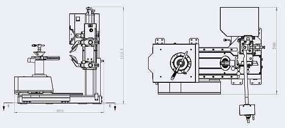 Мобильный шиномонтажный стенд (центральный зажим, от 10" до 25", плавная регулировка скорости) 48В B Харьков