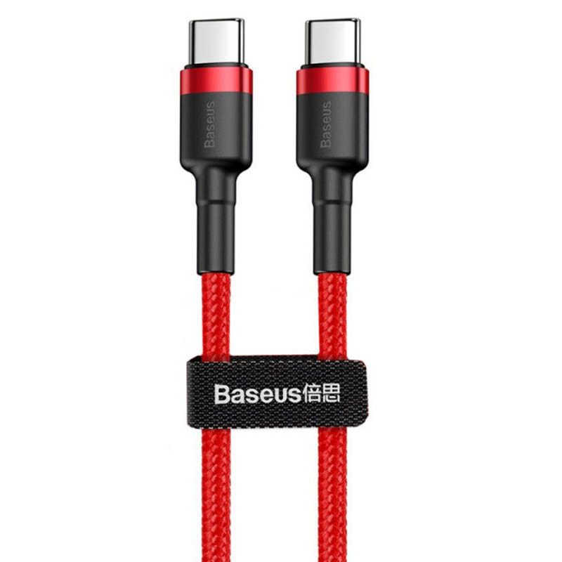 Дата кабель Baseus Cafule Type-C to Type-C PD2.0 60W (2m) (CATKLF-H) Херсон - изображение 2