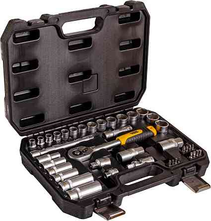 Набор инструментов MASTERTOOL ⅜" 39 шт 8-22 мм CrV кейс с металлическими замками 78-3039 Харків