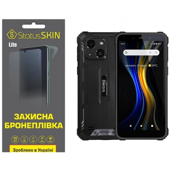 Поліуретанова плівка StatusSKIN Lite на екран Sigma X-treme PQ18/PQ18 Max Глянцева (Код товару:31599 Харьков - изображение 2
