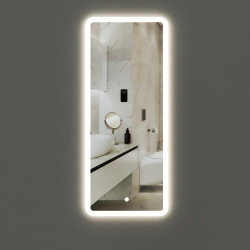 Дзеркало з LED підсвічуванням і сенсорним вимикачем 1200 х 500 мм Київ - зображення 1