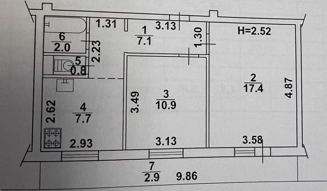 продажа 2-к квартира Киев, Оболонский, 53000 $ Киев - изображение 12