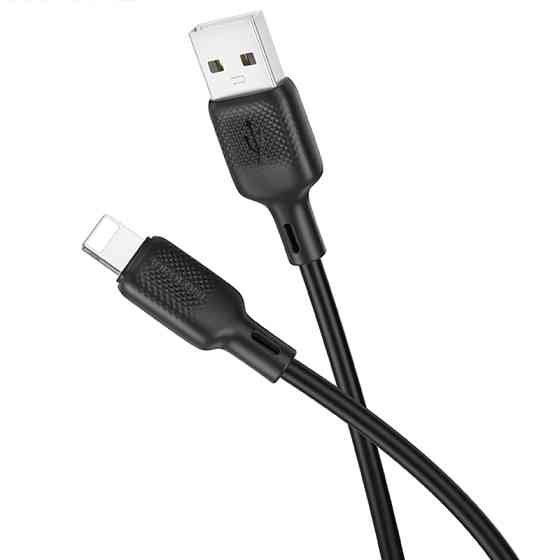Дата кабель Borofone BX113 Lenny USB to Lightning 2.4A (1m) Херсон