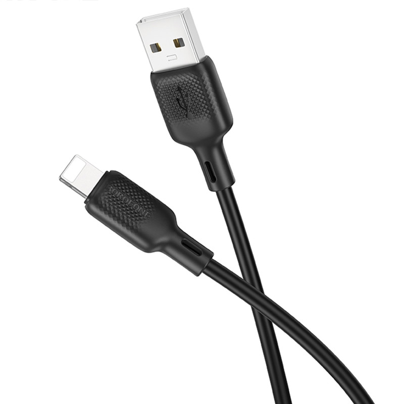 Дата кабель Borofone BX113 Lenny USB to Lightning 2.4A (1m) Херсон - изображение 3