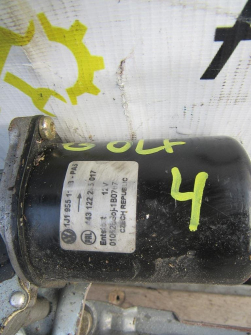 Трапеция дворников с моторчиком VW Golf 4 1997-2003 (1J195511B) Ковель - зображення 1