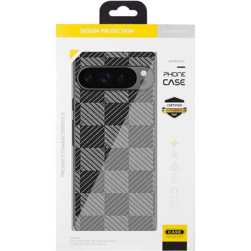 Чехол TPU+PC Grid для Google Pixel 9 Pro XL / 10 Pro XL Херсон - изображение 2