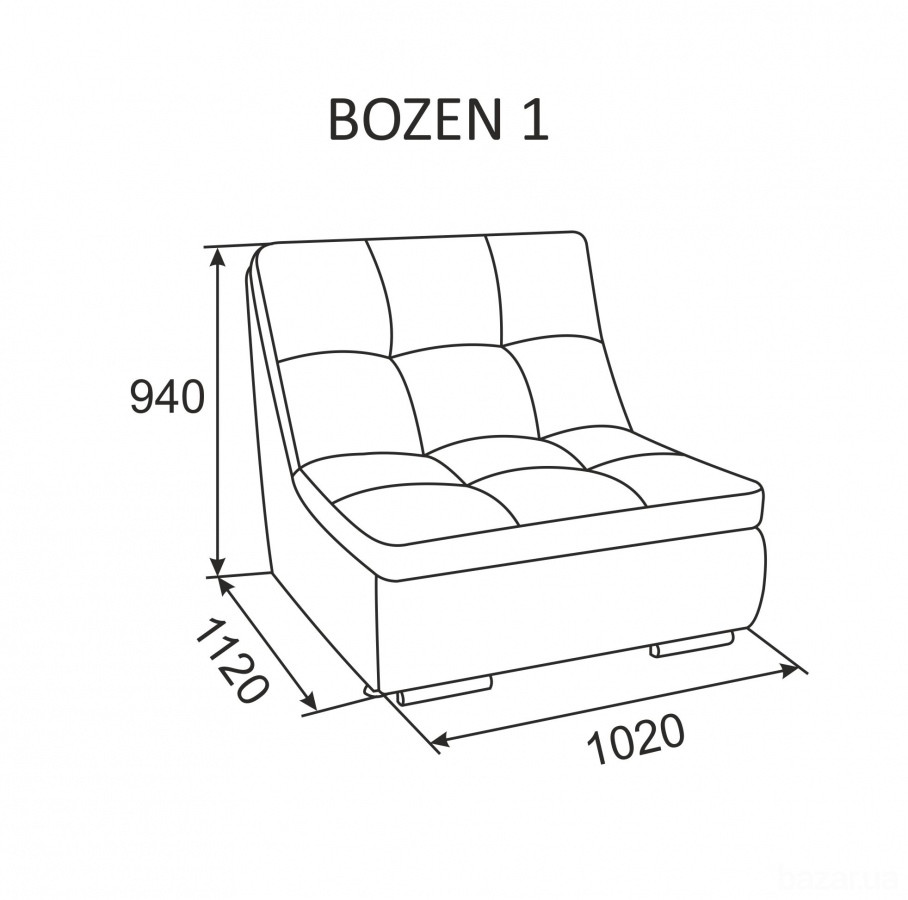 Кресло Борзен раскладная кровать Киев - изображение 12