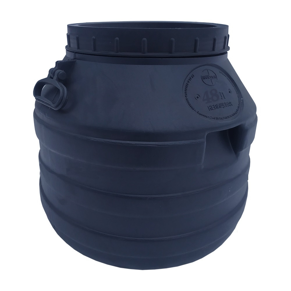 Бидон 48 л непищевой Г ПБ черный Киев - изображение 1