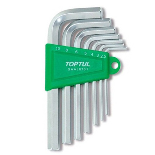 Набор ключей шестигранных Г-обр. TOPTUL 2,5-10мм 7ед. GAAL0701 Харків - зображення 1
