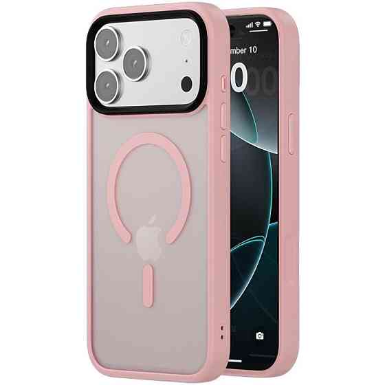 TPU+PC чехол Metal Buttons with MagSafe Colorful для Apple iPhone 17 Pro Max (6.9") Херсон