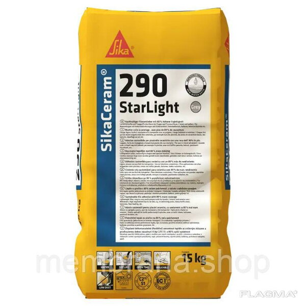 SikaCeram-290 StarLight подвійної консистенції цементний клей Киев - изображение 1