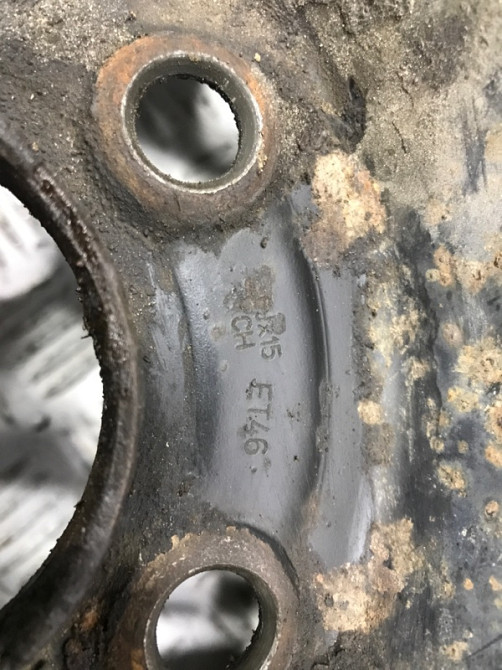 Диск штампованный Kia Ceed ED 1.6 DIESEL D4FB 2006 (б/у) Київ - зображення 3