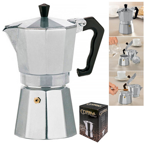 Гейзерна кавоварка Stenson TD-00437 450 мл 9 чашок Київ - зображення 1