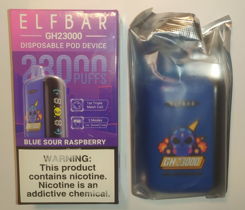 Pod-система ELFBAR GH23000 Blue Sour Raspberry Запоріжжя - зображення 2