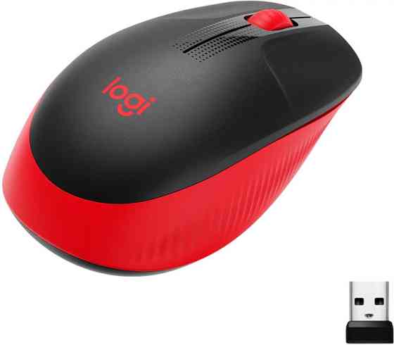 Мышь компьютерная безпроводная Logitech M190 Wireless Red L910-005908 красная Киев