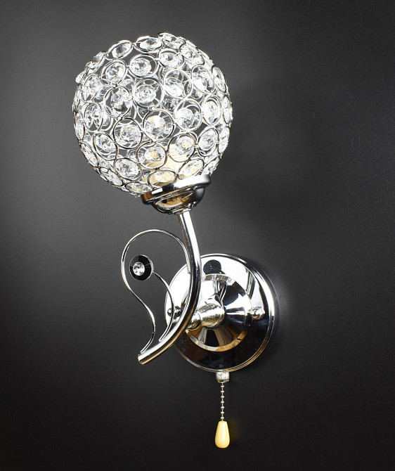 Бра настінна 220/1-ch Хром 16х14х34 см. Київ - зображення 1