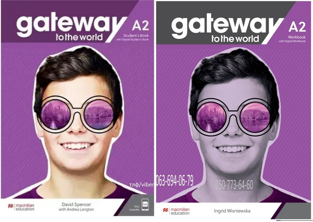 Продам комплект Gateway to the World for Ukraine 2/A2 students book + workbook Київ - зображення 1