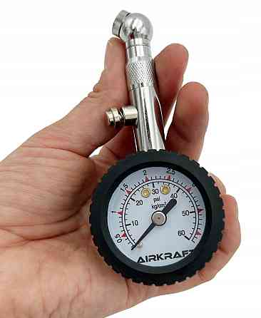 Манометр шинный 0-60 psi (4 bar)  AIRKRAFT TPGD0060-S Харків