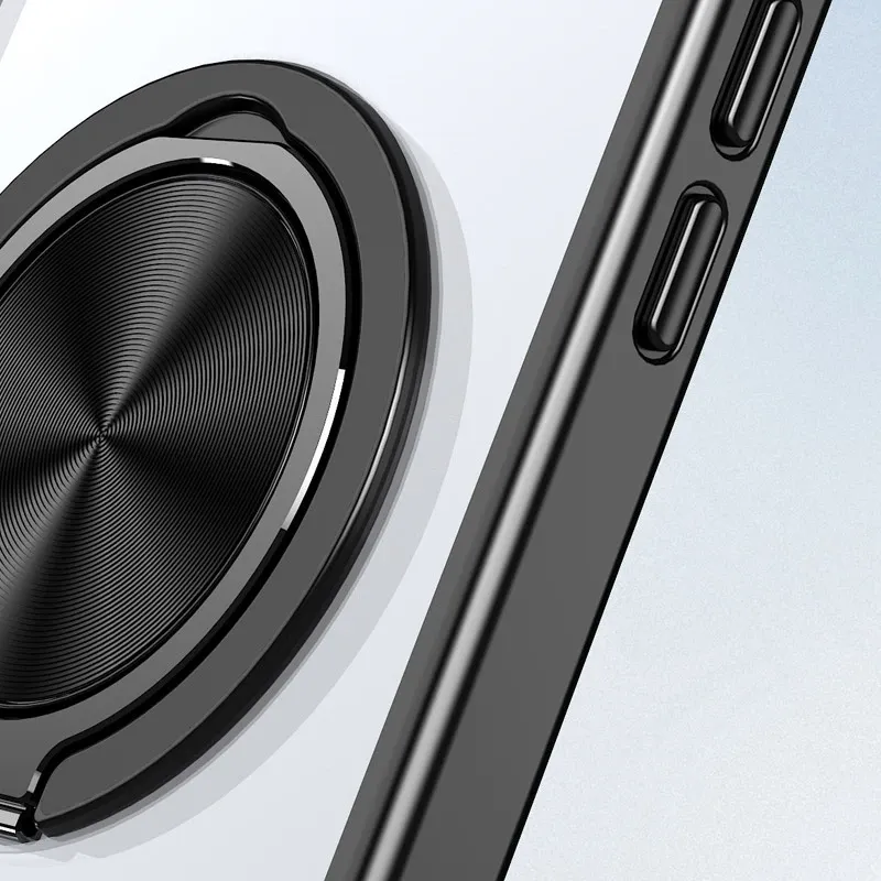 TPU+PC чехол Metal Ring with MagSafe для Apple iPhone 16 Pro Max (6.9") Херсон - зображення 8