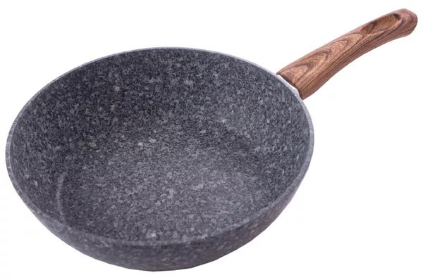 Сковорода глибока Kamille Grey Marble KM-4165 24 см Київ - зображення 1