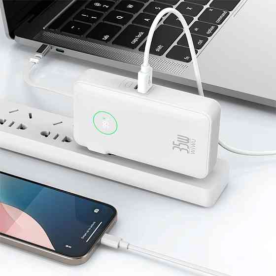 Портативное ЗУ Power Bank WIWU Wi-P049 22.5W+PD35W with cable 10000 mAh Херсон