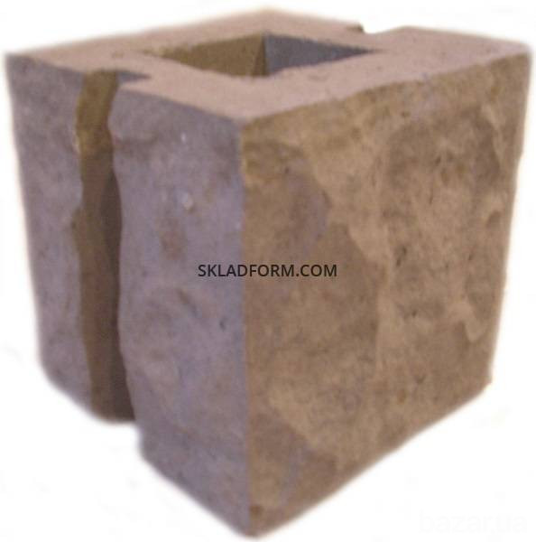 Формы для наборных столбов Блок столба универсальный 1 Днепр - изображение 1