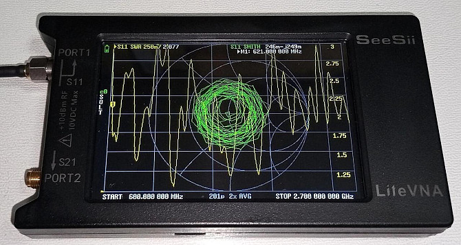 Антенна 700-2700 МГц 7 дБ, до 30 Вт, 32 см, RG 174 2 м, RP SMA, на магнитном основании. Смотрите гра Дніпро - зображення 2