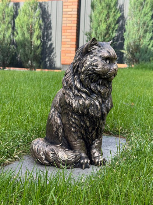Пам'ятник кота в бронзі створення пам'ятників тварин на замовлення Київ - зображення 2