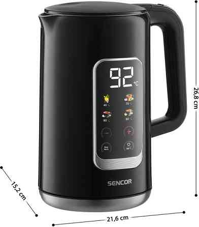 Электрочайник Sencor SWK0951BK 1.7 л черный Київ
