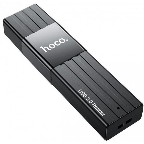 Кардрідер Hoco HB20 Mindful 2-in-1 USB3.0 Black (Код товару:26671) Харьков - изображение 3