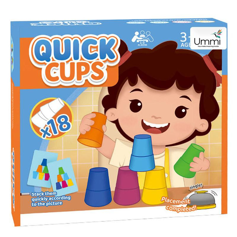 Настольная интерактивная игра Ummi 22051 Quick Cups Херсон - зображення 5
