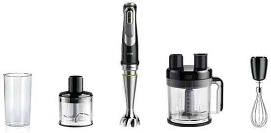 Блендер погружной Braun Multiquick 9 MQ 9195 XLI 1200 Вт черный Киев