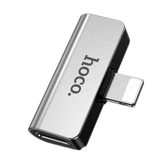 Переходник Hoco LS24 Lightning to lightning audio/lightning Херсон