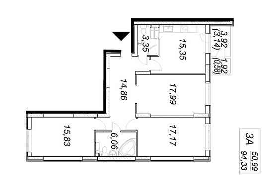 продажа 3-к квартира Киев, Оболонский, 94000 $ Київ