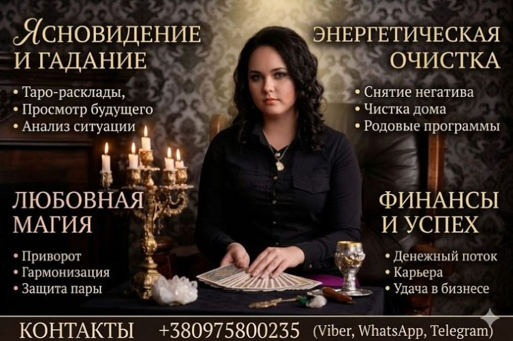 Экстрасенс Днепр. Гадание. Снятие порчи в Днепре. Дніпро - зображення 1
