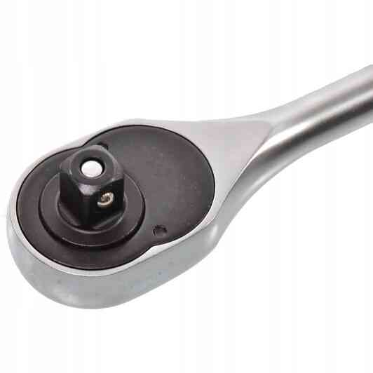 Трещотка для торцевых головок 1/2" 24 зубца (резиновая ручка) TOPTUL CJBC1627 Харків